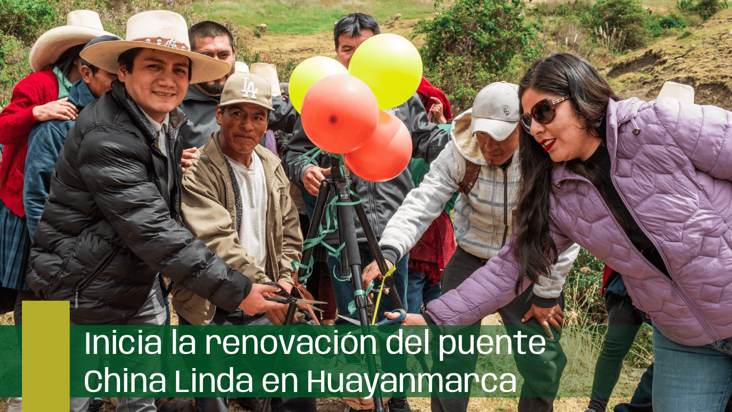 Inicia la renovación del puente China Linda en Huayanmarca