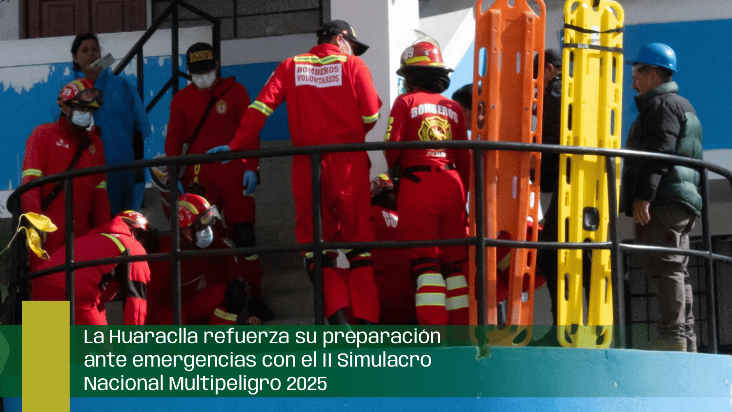 La Huaraclla refuerza su preparación ante emergencias con el II Simulacro Nacional Multipeligro 2025
