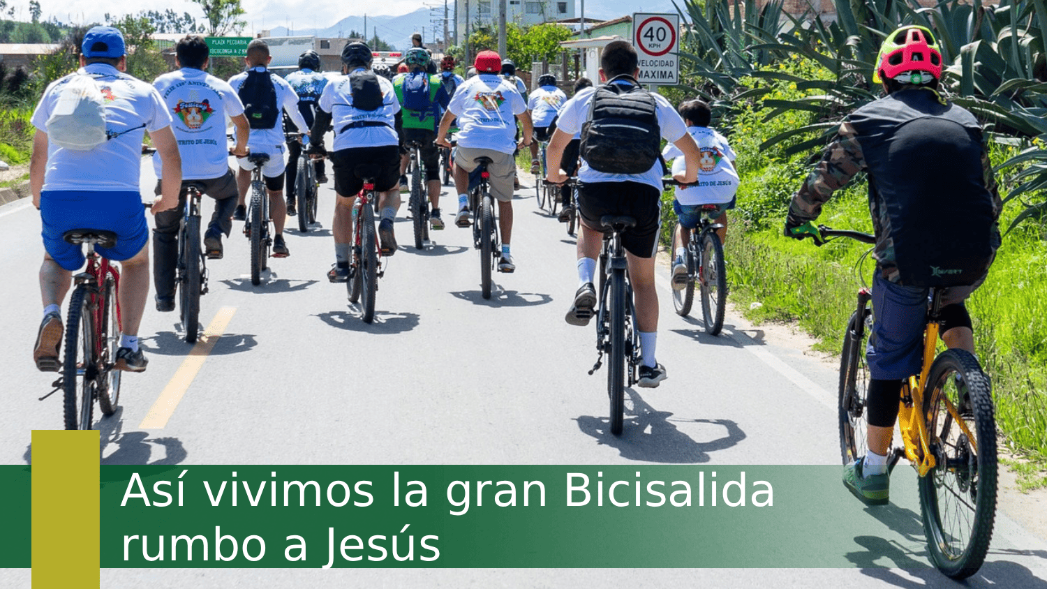 Así vivimos la gran Bicisalida rumbo a Jesús