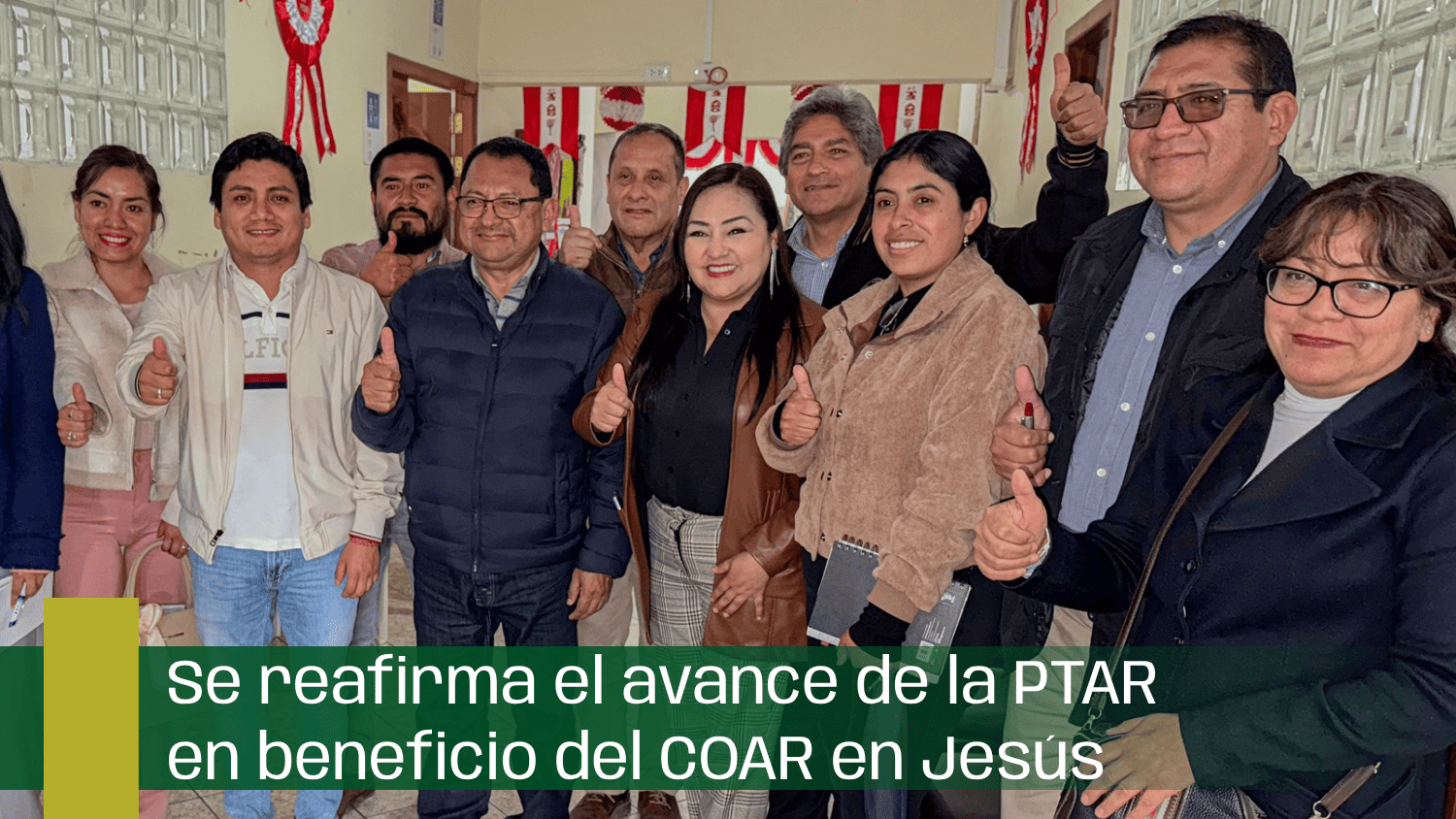 Se reafirma el avance de la PTAR en beneficio del COAR en Jesús