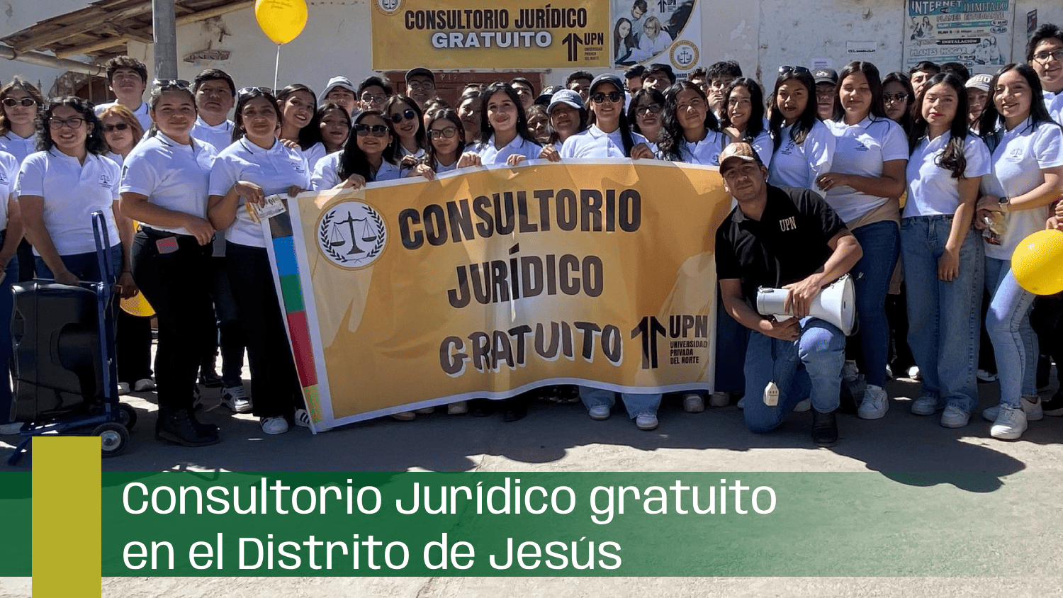 Consultorio Jurídico gratuito en el Distrito de Jesús